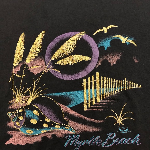 Vintage Single Stitch Myrtle Beach SC Jerzees - Picture 2 of 5